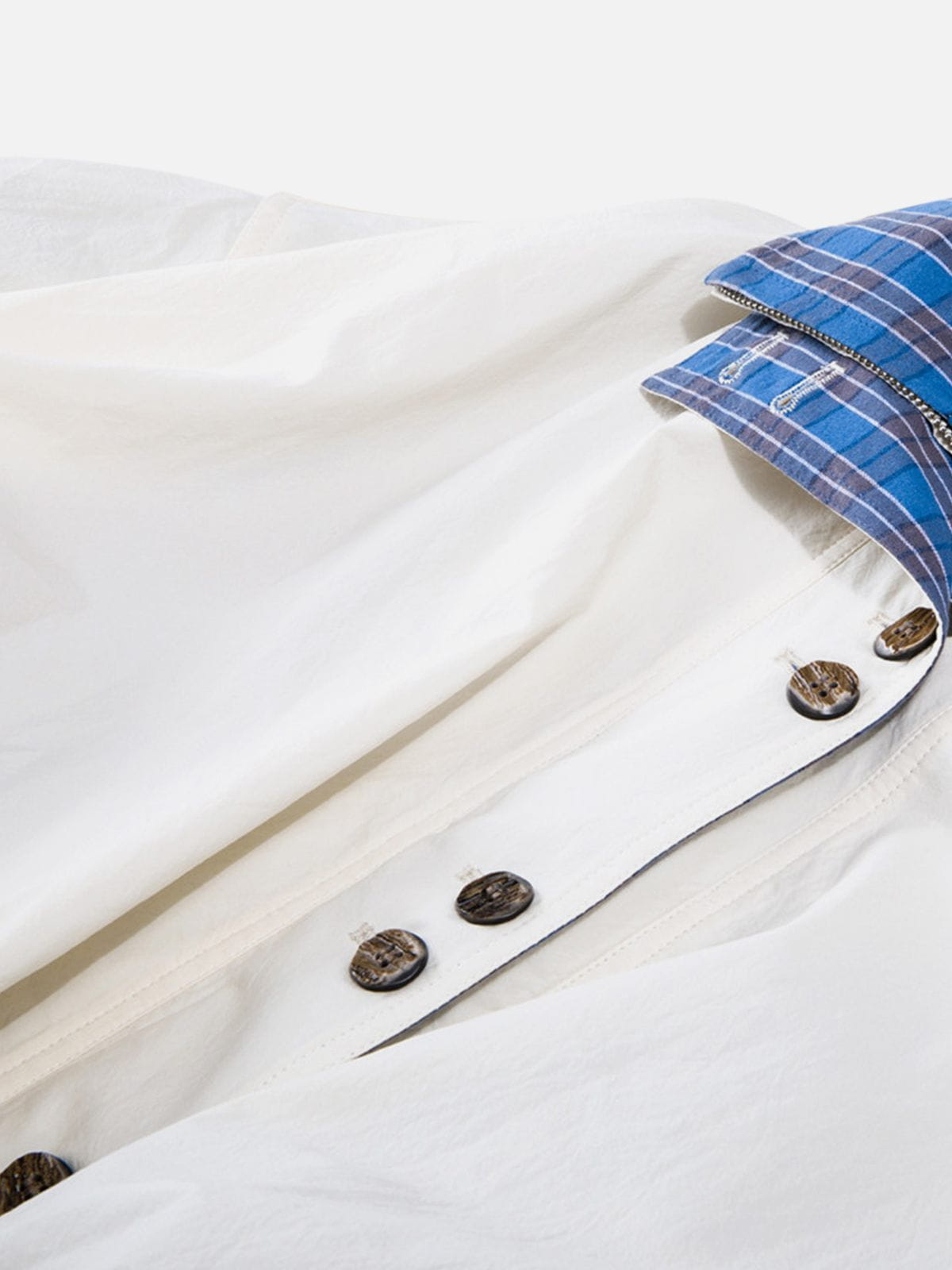Aelfric Eden Bubble Hem Plaid Jacket